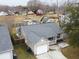 An aerial view showcasing the home's roof, garage, and manicured landscaping in a friendly neighborhood at 209 Persimmon Cir, Goose Creek, SC 29445