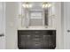 Bathroom featuring a double vanity, ample storage, and stylish lighting fixtures, a must see! at 295 Calm Water Way, Summerville, SC 29486