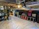 Spacious basement with vapor barrier on floor offers ample storage space at 31 Hasell St, Charleston, SC 29401