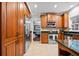 Kitchen with stainless steel appliances and maple cabinets at 3216 Rose Walk Ct, Mount Pleasant, SC 29466