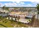 Aerial view of a Chick-fil-A restaurant with a drive-through and parking lot on a sunny day at 323 Waterlily Way, Summerville, SC 29486