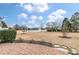 Scenic backyard view of a pond with a fountain, surrounded by lush greenery at 323 Waterlily Way, Summerville, SC 29486