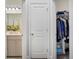 Hallway view showcasing a bathroom and closet at 352 Great Lawn Dr, Summerville, SC 29486