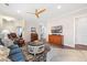 Bright and airy living room features hardwood floors, comfortable seating, and ample natural light for a welcoming atmosphere at 402 Switchgrass Dr, Summerville, SC 29486