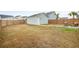 A large backyard features new sod, a detached shed, and a privacy fence at 46 Clearblue Loop, Summerville, SC 29486