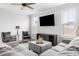 Inviting living area with comfortable seating, TV, and a stylish decor at 46 Clearblue Loop, Summerville, SC 29486