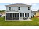 Spacious backyard with covered patio and outdoor seating, perfect for entertaining guests at 500 Eagleview Dr, Moncks Corner, SC 29461
