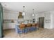 Modern kitchen with a large island and stainless steel appliances at 500 Eagleview Dr, Moncks Corner, SC 29461