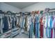 This walk in closet has plenty of hanging and storage space at 500 Minim St, Charleston, SC 29414