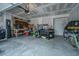 An oversized two car garage provides plenty of storage and room for projects at 500 Minim St, Charleston, SC 29414