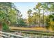 Picturesque backyard view showcasing natural beauty and serene surroundings at 608 W Beach Ct, Folly Beach, SC 29439