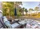Outdoor deck with comfortable seating and scenic views, ideal for relaxation and entertainment at 608 W Beach Ct, Folly Beach, SC 29439