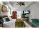 Spacious main bedroom boasts a vaulted ceiling and a view into the ensuite bathroom at 6917 Tanner Hall Blvd, Hanahan, SC 29410