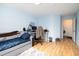 Bedroom with a full sized bed, work desk, and lots of floor space at 700 Daniel Ellis Dr # 8304, Charleston, SC 29412