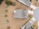 Aerial view of a home showcasing its roof, landscaping, driveway, and surrounding neighborhood at 714 Battery Edge Dr, Summerville, SC 29486