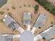 Birds-eye view of homes around a cul-de-sac at 714 Battery Edge Dr, Summerville, SC 29486