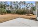 Expansive backyard with lush greenery and mature palm trees, ideal for outdoor activities at 714 Battery Edge Dr, Summerville, SC 29486