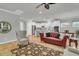 Large open concept living area with a kitchen, living, and eat in kitchen at 714 Battery Edge Dr, Summerville, SC 29486