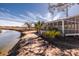 Exterior view of community screened-in recreational area on the water at 775 Forrest Dr, Charleston, SC 29492