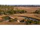 Stunning aerial view of the marsh with private dock access and scenic water views at 775 Forrest Dr, Charleston, SC 29492