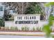 Elegant community signage for The Island at Governor's Cay surrounded by greenery at 775 Forrest Dr, Charleston, SC 29492