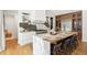 Modern kitchen with a marble island, stainless steel appliances, and custom cabinets at 916 Kincade Dr, Mount Pleasant, SC 29464