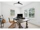 Bright office space with two windows and large wooden desk at 916 Kincade Dr, Mount Pleasant, SC 29464