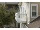 Balcony view showing the architecture of this beach home at 10 Toms Turnaround Cir, Edisto Island, SC 29438
