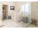 Accessible bathroom with a walk-in tub and glass-enclosed shower at 10 Toms Turnaround Cir, Edisto Island, SC 29438