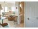 This bathroom has a pedestal sink and neutral wall color at 10 Toms Turnaround Cir, Edisto Island, SC 29438