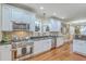 Updated kitchen boasts stainless steel appliances and stylish granite countertops at 1012 Denali Ct, Summerville, SC 29483
