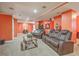 Spacious living room with comfortable seating, perfect for relaxing and entertaining guests in a cozy atmosphere at 1012 Denali Ct, Summerville, SC 29483
