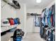 Walk-in closet with ample shelving and hanging space at 1106 Mccrae Dr, Moncks Corner, SC 29461