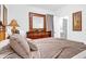 Bedroom featuring a decorative dresser, mirror, and comfy bed at 1241 Allusion Ln, Mount Pleasant, SC 29466