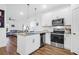 Bright kitchen with stainless steel appliances, granite countertops, and modern lighting at 1241 Allusion Ln, Mount Pleasant, SC 29466
