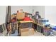 Storage room filled with bins and boxes at 1241 Allusion Ln, Mount Pleasant, SC 29466