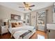 Comfortable bedroom featuring a wood floor, natural light, and neutral paint at 129 Isherwood Dr, Goose Creek, SC 29445