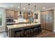 Gourmet kitchen features wooden cabinets, stainless steel appliances and granite countertops at 1502 Checker Ct, Mount Pleasant, SC 29466