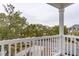 Balcony view of trees at 1607 Folly Creek Way Way # C-5, Charleston, SC 29412