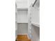 A closet with shelving, hanging rods, and wood flooring at 1607 Folly Creek Way Way # C-5, Charleston, SC 29412