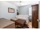 Bright living room with a white sofa, leather ottoman, and rustic decor at 1649 Lauda Dr, Mount Pleasant, SC 29464