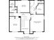 Floor plan showing bedrooms and bathrooms at 1886 Omni Blvd, Mount Pleasant, SC 29466
