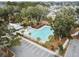Enjoy community pool, amenities, and convenient parking—an inviting aerial view at 2025 Lanneau Ln, Johns Island, SC 29455