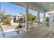 Covered porch with views of the neighborhood at 2123 Boatwright Rd, Johns Island, SC 29455