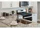 Close-up of a kitchen with granite countertops and stainless steel appliances at 221 Abercom Place Dr, Moncks Corner, SC 29461
