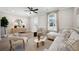 Well-lit living room featuring modern furniture, neutral decor, and hardwood floors at 221 Abercom Place Dr, Moncks Corner, SC 29461
