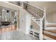 Grand foyer with staircase, storage, and view of living room at 2786 Parkers Landing Rd, Mount Pleasant, SC 29466