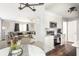 Open-concept living room and kitchen area perfect for entertaining at 2916 Marginal Rd, Charleston, SC 29414
