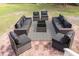 Inviting outdoor patio space featuring a large seating area, perfect for relaxing and entertaining at 2916 Marginal Rd, Charleston, SC 29414