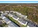 Aerial view of a neighborhood with dense tree coverage and ample parking at 315 Flyway Rd, Goose Creek, SC 29445